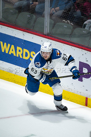 Sun, March 13, 2022 Abbotsford Canucks take Colorado Eagles 5–4 in OT at Abbotsford Event Centre in Abbotsford, BC