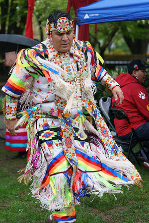 Thurs, May 5, 2022 Red Dress Day in support of missing and murdered Indigenous women.