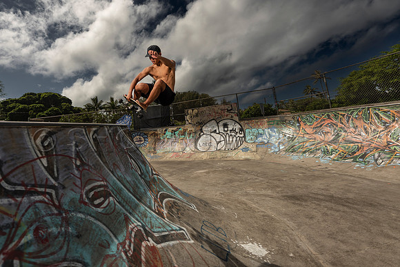 Feb 19, 2022, Sunset Beach Skatepark, North Shore, Oahu