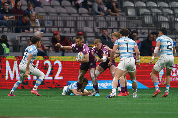 Vancouver, Canada, 17th April, 2022. Canada Sevens at BC Place