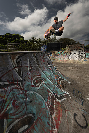 Feb 19, 2022, Sunset Beach Skatepark, North Shore, Oahu