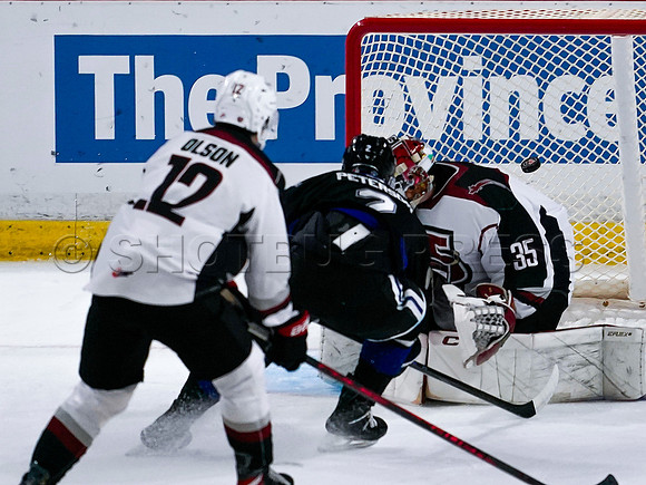 Victoria Royals fall to the Vancouver Giants 6-5 in OT at Langley Event Centre