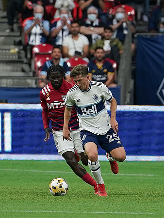 Vancouver Whitecaps FC take a 1-0 win vs Dallas FC, Saturday, September 25, 2021 at BC Place in Vancouver, BC, Canada.