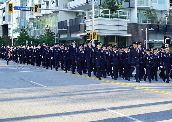 funeral procession of Constable Shaelyn Yang on November 2-7