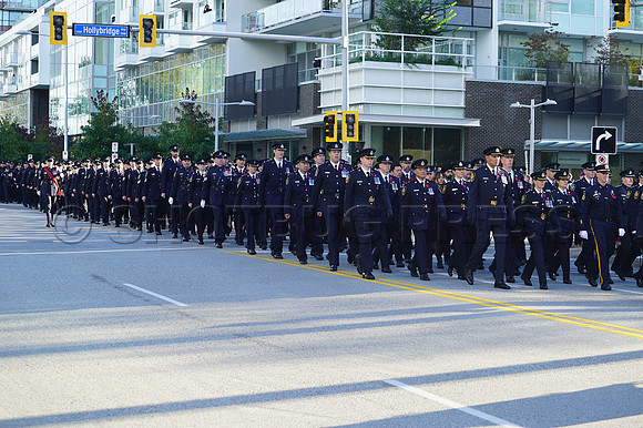 funeral procession of Constable Shaelyn Yang on November 2-8