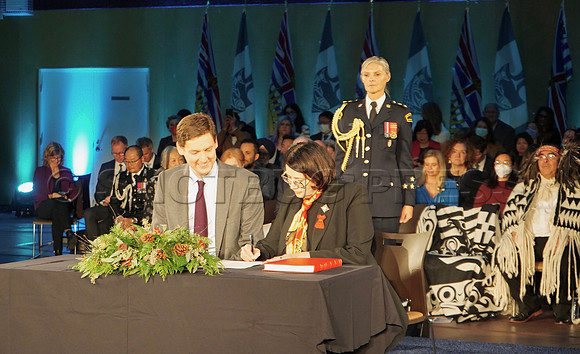 David Eby sworn in as British Columbia’s 37th Premier, Nov 19, 2022-07
