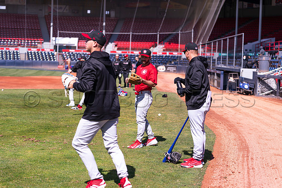 Tue, Apr. 5, 2022 The Vancouver Canadians held practice today at Nat Bailey Stadium