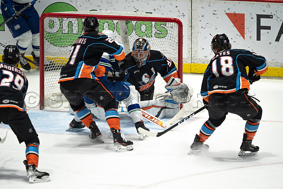 Abbotsford Canucks defeat San Diego Gulls 4-2 on Sunday, Jan 23, 2022 at Abbotsford Centre.