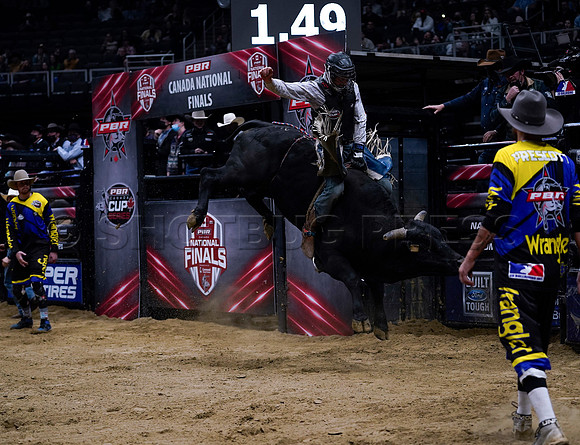 PBR (Professional Bull Riders) CANADA NATIONAL FINALS Friday, Nov 13, 2021, Rogers Arena, Edmonton, Alberta