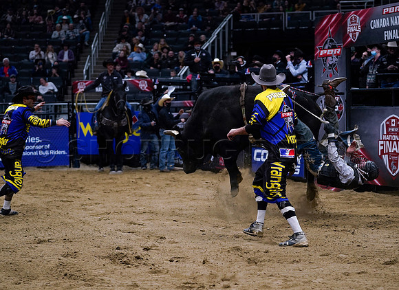 PBR (Professional Bull Riders) CANADA NATIONAL FINALS Friday, Nov 13, 2021, Rogers Arena, Edmonton, Alberta