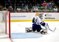 Abbotsford Canucks take a 3-2 seasons opener win in overtime over Henderson Silver Knights in Abbotsford, Friday, October 23, 2021