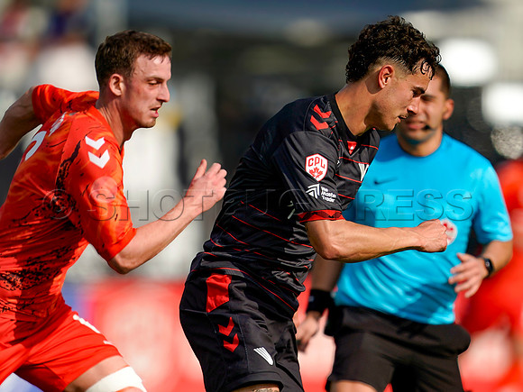 Wes Shaw Shotbug Press-Hamilton Forge FC at Vancouver FC-20260412-63942