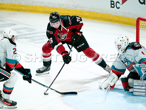 Wes Shaw Kelowna Rockets at Vancouver Giants 20250222 -287892