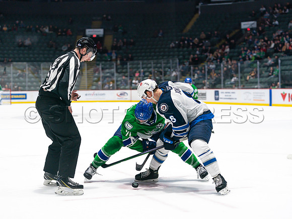 Wed, March 16, 2022 Abbotsford Canucks make an epic comeback to take a 5-4 win in OT against the Manitoba Moose in Abbotsford, BC