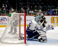 Abbotsford Canucks take a 3-2 seasons opener win in overtime over Henderson Silver Knights in Abbotsford, Friday, October 23, 2021