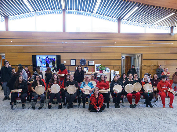 Selilwatat Tsleil-Waututh and Rugby Canada host the all captains event, at the Selilwatat Tsleil-Waututh Nation, in North Vancouver, Mar 1, 2023