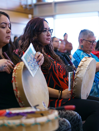Selilwatat Tsleil-Waututh and Rugby Canada host the all captains event, at the Selilwatat Tsleil-Waututh Nation, in North Vancouver, Mar 1, 2023