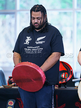 Selilwatat Tsleil-Waututh and Rugby Canada host the all captains event, at the Selilwatat Tsleil-Waututh Nation, in North Vancouver, Mar 1, 2023