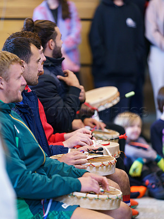 Selilwatat Tsleil-Waututh and Rugby Canada host the all captains event, at the Selilwatat Tsleil-Waututh Nation, in North Vancouver, Mar 1, 2023