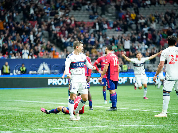 Dallas FC at Vancouver Whitecaps FC at BC Place Stadium, in Vancouver, BC, Canada, March 11, 2023.