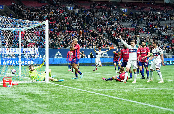 Dallas FC at Vancouver Whitecaps FC at BC Place Stadium, in Vancouver, BC, Canada, March 11, 2023.
