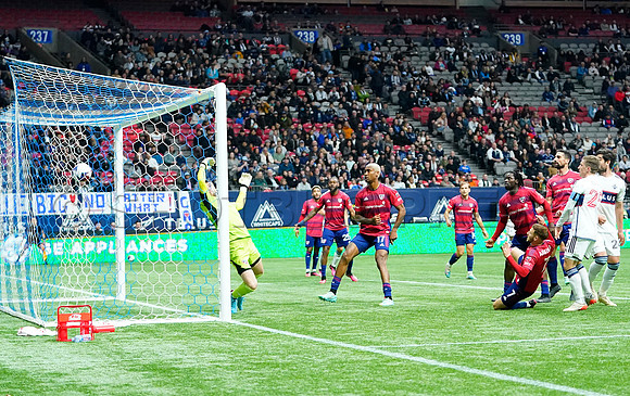 Dallas FC at Vancouver Whitecaps FC at BC Place Stadium, in Vancouver, BC, Canada, March 11, 2023.