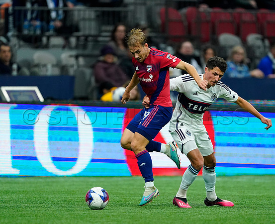 Dallas FC at Vancouver Whitecaps FC at BC Place Stadium, in Vancouver, BC, Canada, March 11, 2023.
