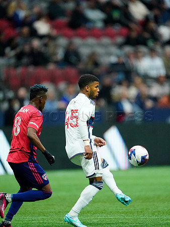 Dallas FC at Vancouver Whitecaps FC at BC Place Stadium, in Vancouver, BC, Canada, March 11, 2023.