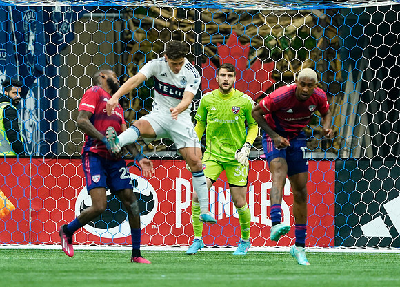 Dallas FC at Vancouver Whitecaps FC at BC Place Stadium, in Vancouver, BC, Canada, March 11, 2023.