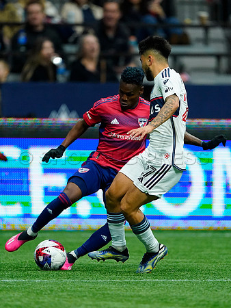 Dallas FC at Vancouver Whitecaps FC at BC Place Stadium, in Vancouver, BC, Canada, March 11, 2023.