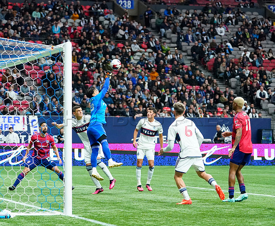 Dallas FC at Vancouver Whitecaps FC at BC Place Stadium, in Vancouver, BC, Canada, March 11, 2023.