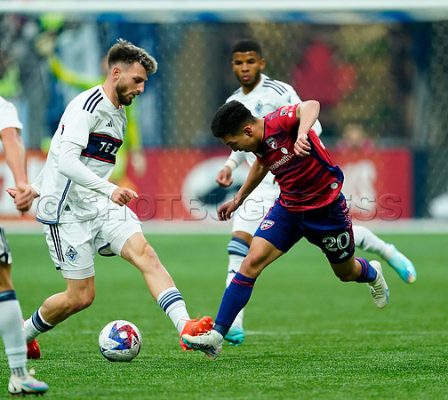 Dallas FC at Vancouver Whitecaps FC at BC Place Stadium, in Vancouver, BC, Canada, March 11, 2023.