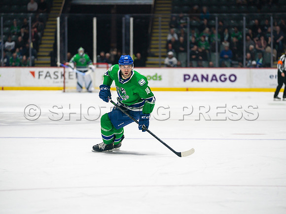 Wed, March 16, 2022 Abbotsford Canucks make an epic comeback to take a 5-4 win in OT against the Manitoba Moose in Abbotsford, BC