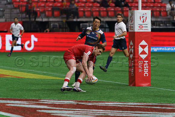 Sunday April 17, 2022, Highlights of the Canada Sevens Rugby at BC Place