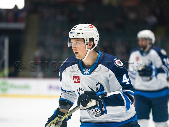 Wed, March 16, 2022 Abbotsford Canucks make an epic comeback to take a 5-4 win in OT against the Manitoba Moose in Abbotsford, BC