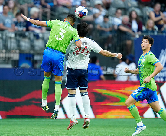 Seattle Sounders at Vancouver Whitecaps FC at BC Place, in Vancouver, BC, Canada, May 20, 2023.
