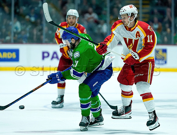 Wes Shaw Calgary Wranglers defeat the Abbotsford Canucks 3-2  20230505 -4501-SharpenAI-Focus