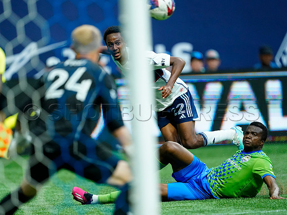 Seattle Sounders at Vancouver Whitecaps FC at BC Place, in Vancouver, BC, Canada, May 20, 2023.