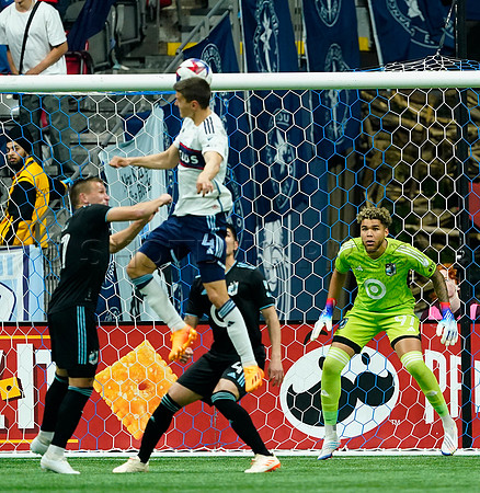 Minnesota United FC at Vancouver Whitecaps FC at BC Place, in Vancouver, BC, Canada, May 6, 2023.