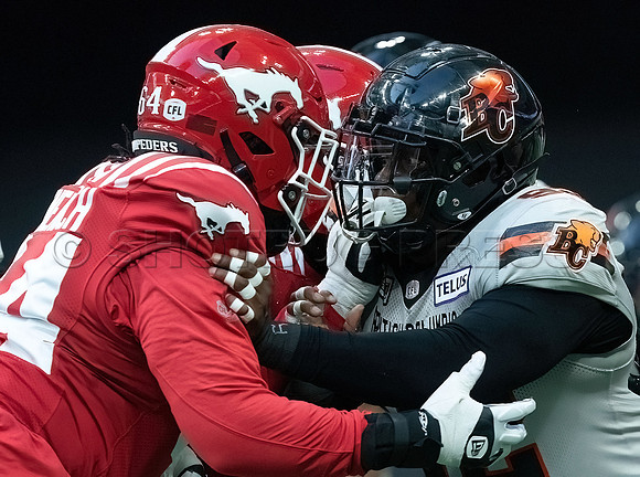 Calgary Stampeders at BC Lions at BC Place, in Vancouver, BC, Canada, June 1, 2023.