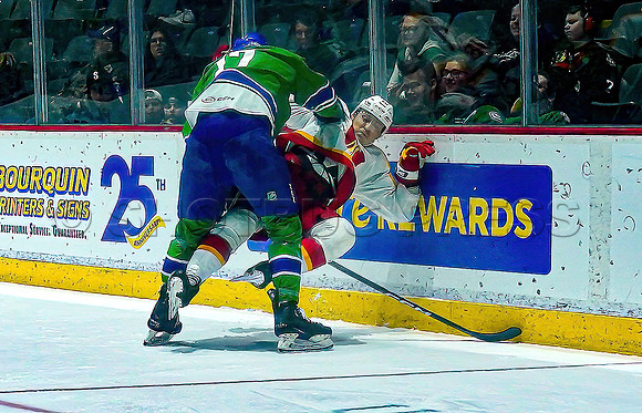 Wesley Shaw Calgary Wranglers at Abbotsford Canucks  20230412 -4143-SharpenAI-Focus