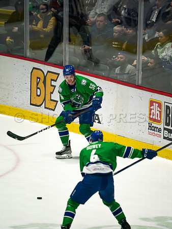 Wed, March 16, 2022 Abbotsford Canucks make an epic comeback to take a 5-4 win in OT against the Manitoba Moose in Abbotsford, BC