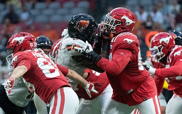 Calgary Stampeders at BC Lions at BC Place, in Vancouver, BC, Canada, June 1, 2023.