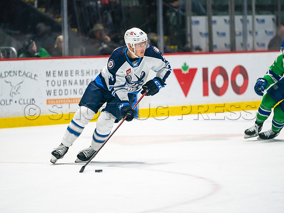 Wed, March 16, 2022 Abbotsford Canucks make an epic comeback to take a 5-4 win in OT against the Manitoba Moose in Abbotsford, BC