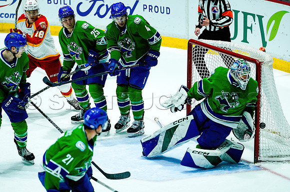 Wesley Shaw Calgary Wranglers at Abbotsford Canucks  20230412 -4097-SharpenAI-Standard