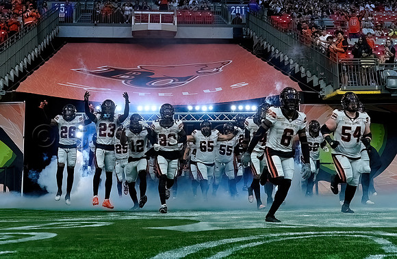 Calgary Stampeders at BC Lions at BC Place, in Vancouver, BC, Canada, June 1, 2023.
