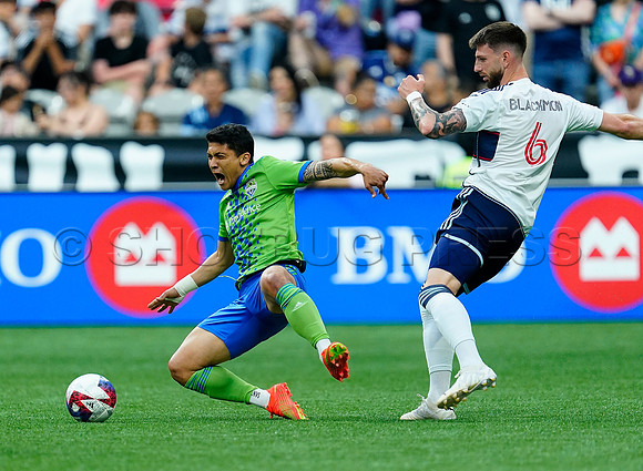 Seattle Sounders at Vancouver Whitecaps FC at BC Place, in Vancouver, BC, Canada, May 20, 2023.