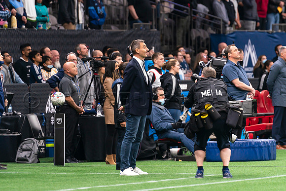 Sat, April 2, 2022 The Vancouver Whitecaps FC clinch a 1-0 win over Sporting Kansas City in Vancouver.