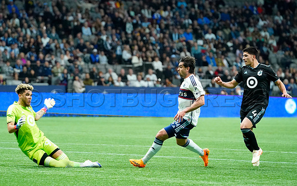 Minnesota United FC at Vancouver Whitecaps FC at BC Place, in Vancouver, BC, Canada, May 6, 2023.