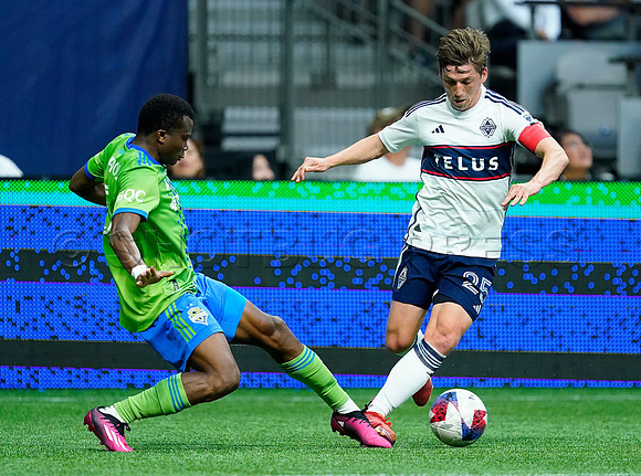Seattle Sounders at Vancouver Whitecaps FC at BC Place, in Vancouver, BC, Canada, May 20, 2023.